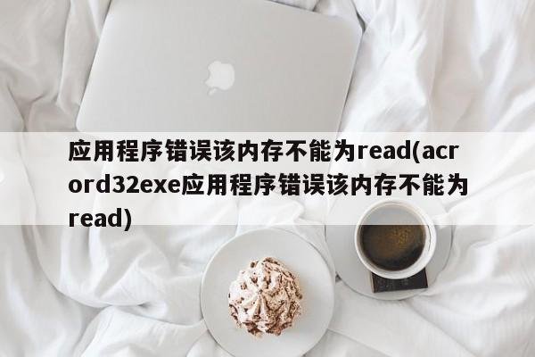 应用程序错误该内存不能为read(acrord32exe应用程序错误该内存不能为read) 20240715更新